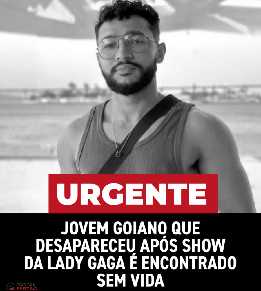 Jovem goiano que desapareceu após show de Lady Gaga é encontrado morto no Rio