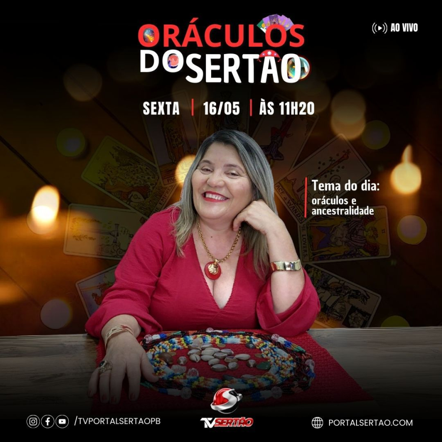 VÍDEO: Oráculos do Sertão” estreia com Severina Bárbara e rituais de ancestralidade na TV Sertão