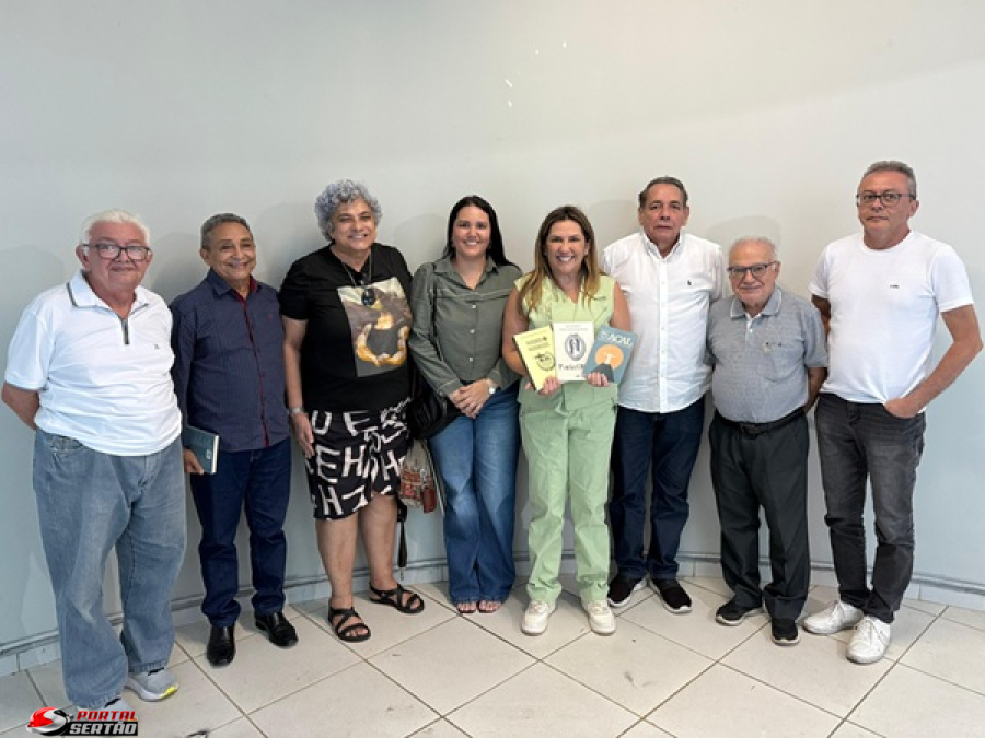 Prefeita Corrinha Delfino recebe diretoria da ACAL e renova parceria com entidade que reúne artistas e escritores