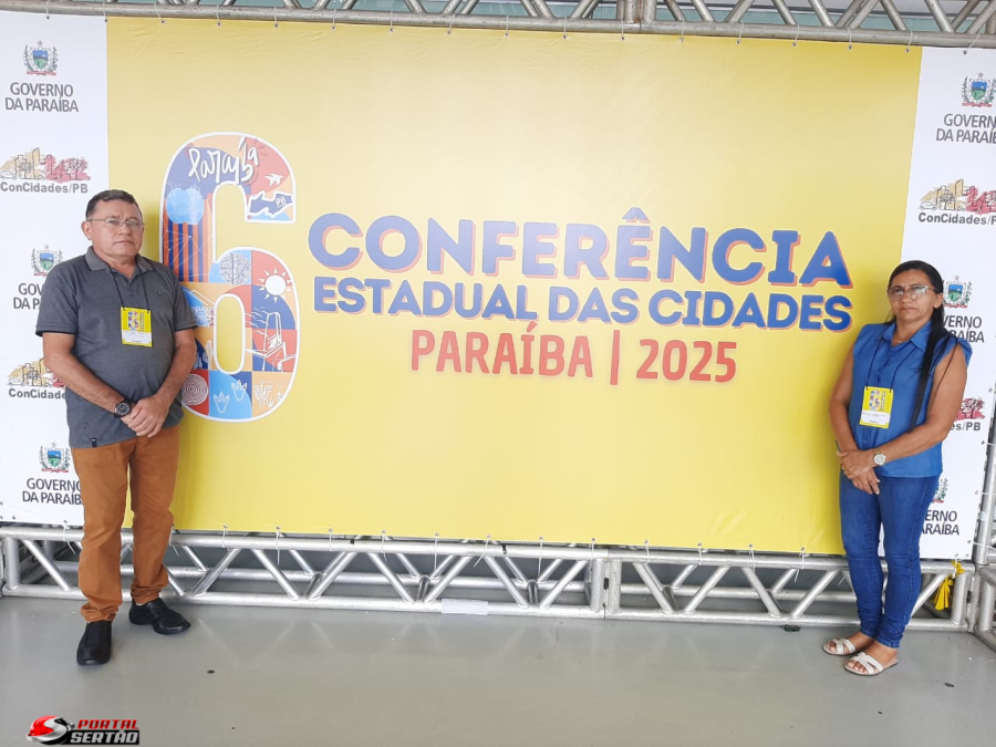 Representantes de Bernardino Batista participam da 6ª Conferência Estadual das Cidades, em João Pessoa