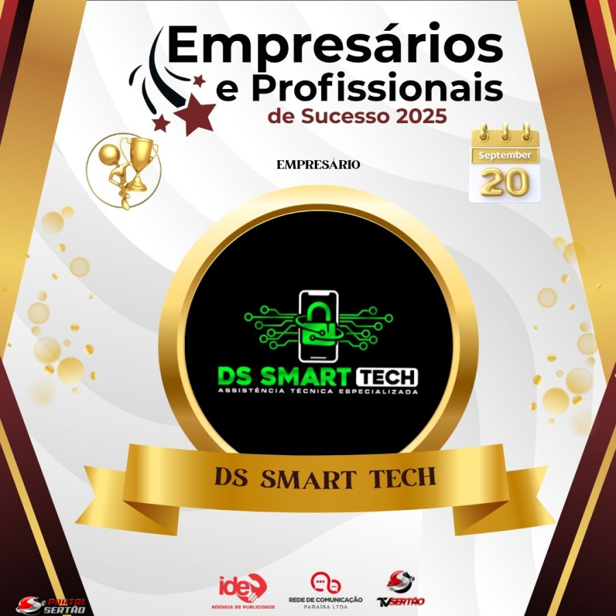 DS Smart Tech é reconhecida no Empresários e Profissionais de Sucesso 2025 em Cajazeiras