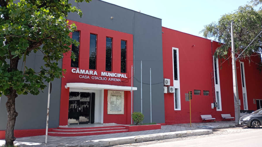 Visita do Bispo Dom Francisco de Assis Gabriel dos Santos à Câmara Municipal de Cajazeiras