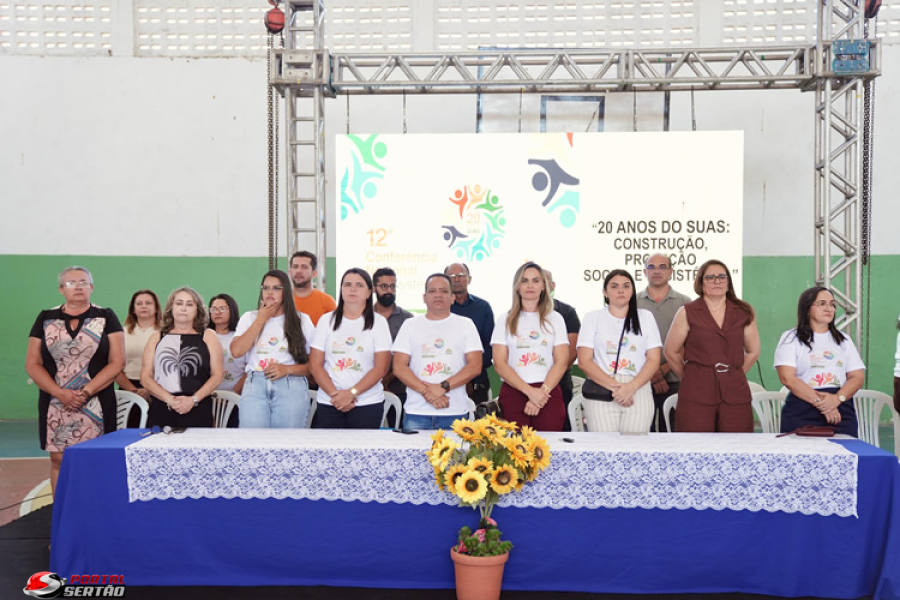 São José de Piranhas realiza 12ª Conferência de Assistência Social com foco nos 20 anos do SUAS