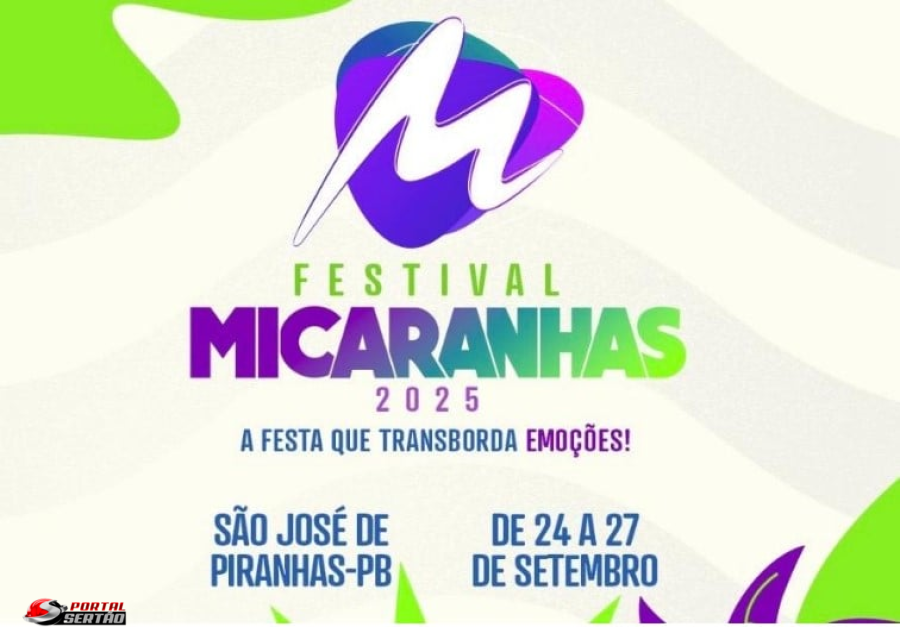 Prefeito Bal Lins anuncia atrações do Festival Micaranhas 2025 durante coletiva de imprensa em São José de Piranhas; confira