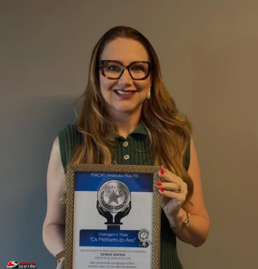 Prefeita Denise Bayma é premiada como a Melhor Prefeita na Saúde