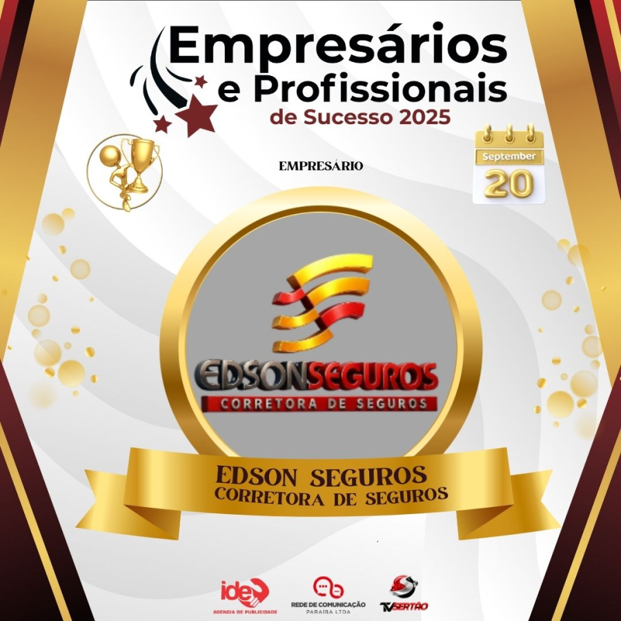 Edson Seguros, sinônimo de confiança em Cajazeiras, é homenageada no Empresários e Profissionais de Sucesso 2025